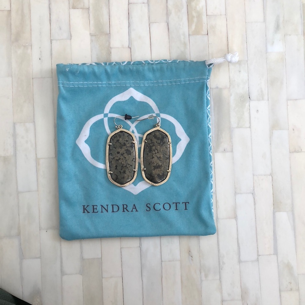 Kendra Scott Danielle Gold Statement Earrings